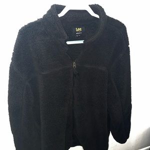 Black LEE Furry Sweater